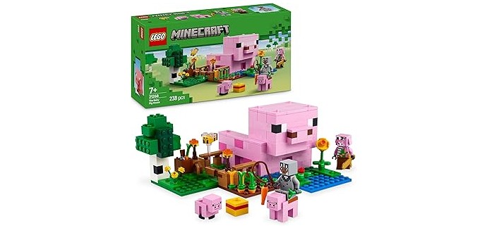 Amazon: LEGO&reg; Minecraft&trade; Maison du cochon (21268) &agrave; 13,99&euro; (au lieu de 19,99&euro;)