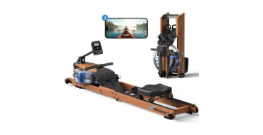 Cdiscount: Rameur &agrave; eau MERACH pliable - bois massif, 6 niveaux d'eau, 14 L &agrave; 299,99&euro; (au lieu de 434,99&euro;)