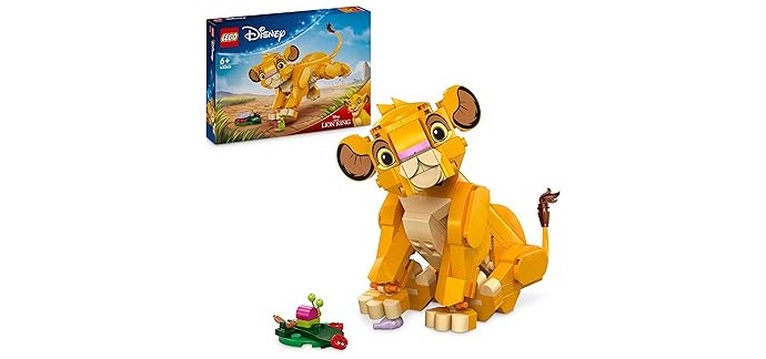 Amazon: LEGO&reg; Disney Simba The Lion King Baby (43243) &agrave; 13,99&euro; (au lieu de 19,99&euro;)