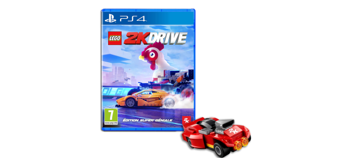 Amazon: LEGO 2K Drive &Eacute;dition Super G&eacute;niale (PS4) &agrave; 21,68&euro; (au lieu de 29,99&euro;)