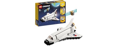 Amazon: LEGO&reg; Creator 3-en-1 Navette spatiale (31134) &agrave; 7,99&euro; (au lieu de 9,99&euro;)