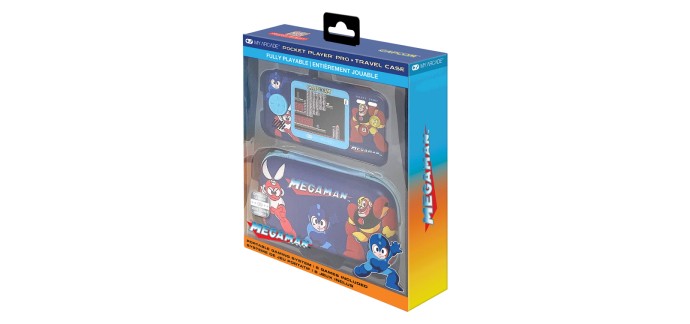 Amazon: My Arcade Pocket Player Mega Man + Etui (Console portable) &agrave; 34,29&euro; (au lieu de 59,99&euro;)