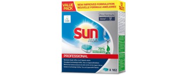 JoyBuy: Tablettes lave-vaisselle SUN Professionnal Tout-en-1 X102 &agrave; 14,4&euro; (au lieu de 23,99&euro;)