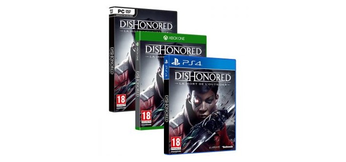 Amazon: Dishonored  La Mort de L&rsquo;outsider (PS4) &agrave; 11,81&euro; (au lieu de 29,99&euro;)