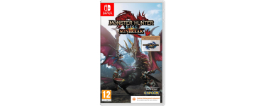 Amazon: Monster Hunter Rise Sunbreak (Switch D&eacute;mat&eacute;rialis&eacute;) &agrave; 22,10&euro; (au lieu de 29,99&euro;)