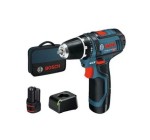 Cdiscount: Perceuse-visseuse Bosch Professional GSR 12V-15 + 2 batteries 2,0Ah + Chargeur &agrave; 94,9&euro;