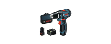 Cdiscount: Perceuse-visseuse Bosch Professional GSR 12V-15 + 2 batteries 2,0Ah + Chargeur &agrave; 94,9&euro;