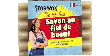 Amazon: Starwax Fabulus Beef Gall Soap 100g - 99% biodegradable &agrave; 4,55&euro; (au lieu de 45,5&euro;)