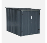 Sweeek: Abri &agrave; v&eacute;lo 2 v&eacute;los, acier galvanis&eacute; gris, 142x198x157 cm &agrave; 239,99&euro; (au lieu de 299,99&euro;)