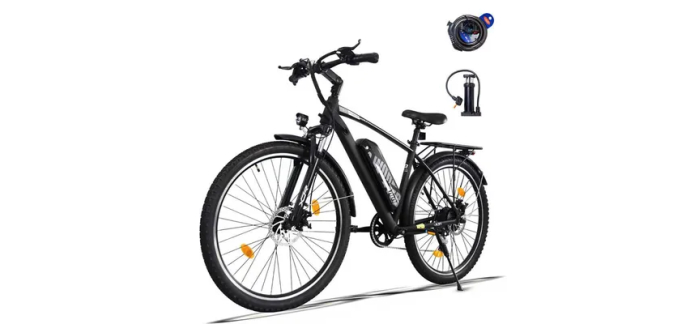 Cdiscount: AVDLEU V&eacute;lo &Eacute;lectrique 27.5" - Moteur 250W, batterie 36V 12.8Ah &agrave; 499,99&euro; (au lieu de 899,99&euro;)