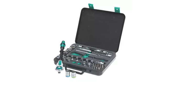 Screwfix: Wera Zyklop 37 pi&egrave;ces - cliquets 5-en-1, douilles, embouts 1/2" &agrave; 271,99&euro; (au lieu de 339,99&euro;)