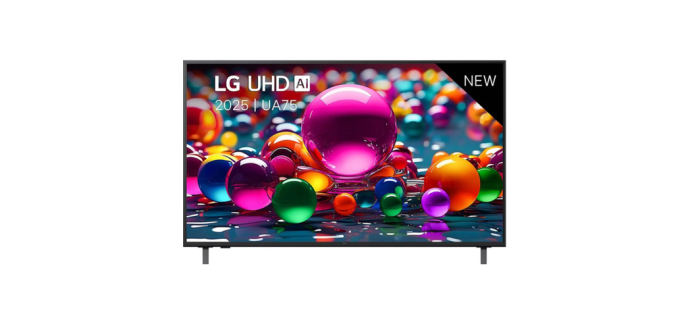 JoyBuy: LG 55UA75 2025 TV LED UHD 55" &agrave; 349,99&euro; (au lieu de 449,99&euro;)