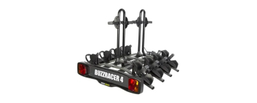 Cdiscount: Porte-v&eacute;lo BUZZRACK BUZZRACER 4 - 4 v&eacute;los, acier &agrave; 279,90&euro; (au lieu de 429,89&euro;)