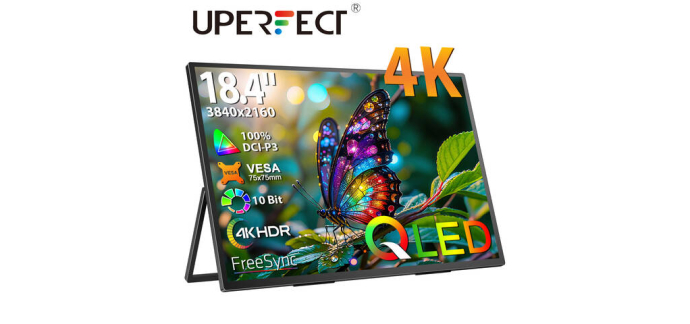 JoyBuy: UPerfect Moniteur portable 18,4" 4K IPS HDR &agrave; 199,99&euro; (au lieu de 249,99&euro;)