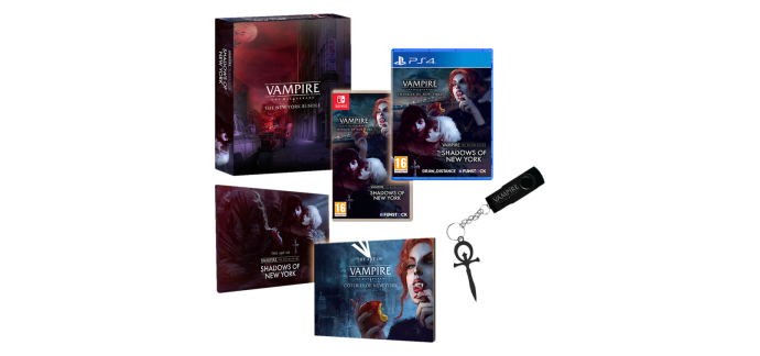 Amazon: Vampire The Masquerade New York Bundle Collector (Switch) &agrave; 34,62&euro; (au lieu de 69,99&euro;)
