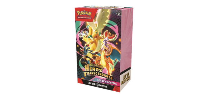 La Grande R&eacute;cr&eacute;: Bundle 6 Boosters H&eacute;ros Transcendants (Pok&eacute;mon) &agrave; 35,99&euro; (au lieu de 39,99&euro;)
