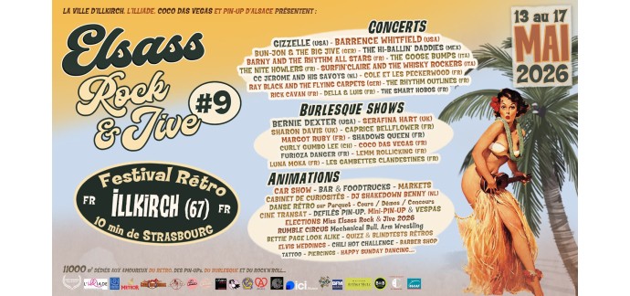 BFMTV: Gagnez des places VIP pour l'Elsass Rock & Jive Festival