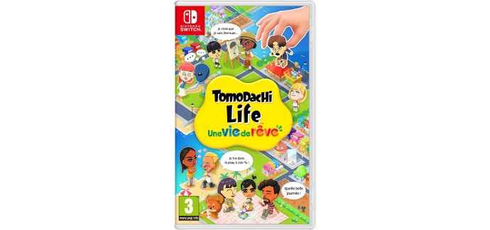 Amazon: Tomodachi Life Une Vie de R&ecirc;ve (Switch) &agrave; 49,99&euro; (au lieu de 59,99&euro;)
