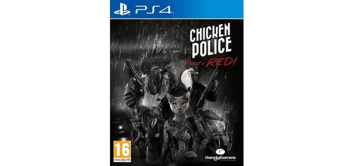Amazon: Chicken Police Paint It Red (PS4) &agrave; 13,06&euro; (au lieu de 20,99&euro;)