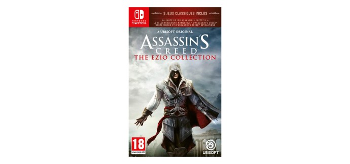 Amazon: Assassin's Creed The Ezio Collection (Switch) &agrave; 19,99&euro; (au lieu de 49,99&euro;)