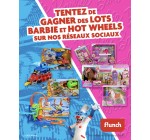 Flunch: Plusieurs lots de jouets Barbie&trade; et Hot Wheels&trade; &agrave; gagner