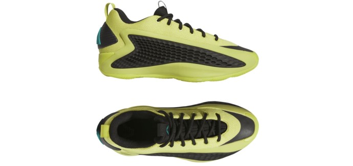 Kickz: adidas Anthony Edwards 1 Low Preloved Lime Vert à 54,95€ (au lieu de 109,95€)