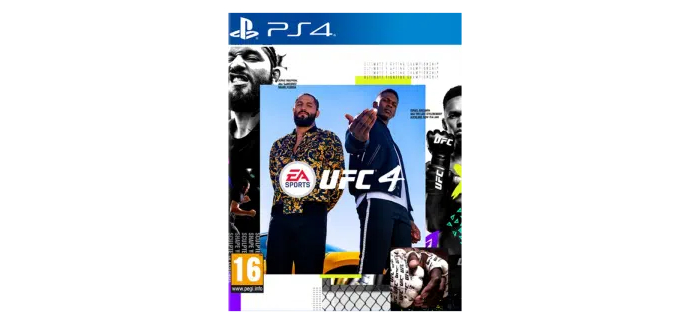 Amazon: UFC 4 (PS4) &agrave; 22,41&euro; (au lieu de 29,99&euro;)