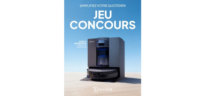 Ecovacs: 1 robot nettoyeur de vitres ECOVACS Winbot Mini 2 &agrave; gagner