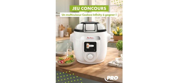 Pro&Cie: 1 robot Moulinex Cookeo Infinity &agrave; gagner