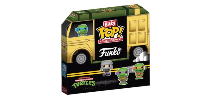 Amazon: Funko Bitty Pop Tortues Ninja 12 figurines (PC) à 16,08€