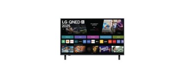 Conforama: T&eacute;l&eacute;viseur QLED LG 43QNED82A6B - UHD 4K 43 pouces &agrave; 399,99&euro; (au lieu de 449,99&euro;)