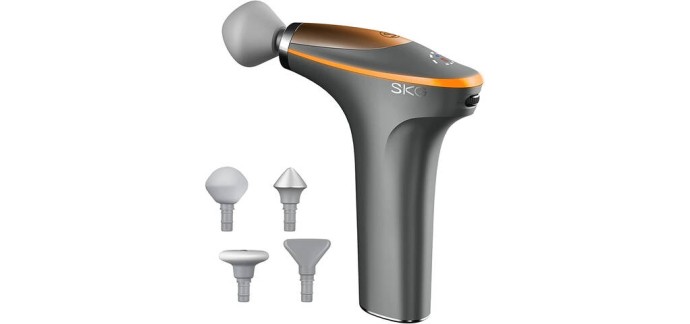 JoyBuy: Pistolet de massage SKG F7-E chauffant 4 embouts &agrave; 79,90&euro; (au lieu de 149,99&euro;)