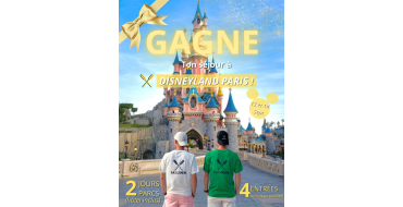 Paluden: 1 s&eacute;jour Disneyland Paris 2j/1n + 4 entr&eacute;es (13-14 sept 2026) &agrave; gagner