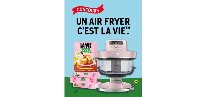 La Vie Food: 1 air fryer Ninja Crispi Pro rose + gamme de tofu La Vie &agrave; gagner