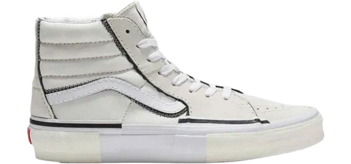 Kickz: Vans SK8 High Blanc &agrave; 54,95&euro; (au lieu de 109,95&euro;)