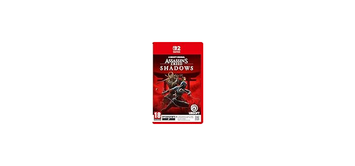 Amazon: Assassin's Creed Shadows (Switch 2) &agrave; 34,89&euro; (au lieu de 59,99&euro;)