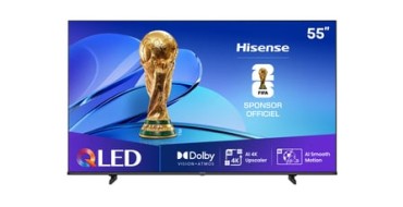 Conforama: TV QLED HISENSE 55E77Q 55" 4K UHD &agrave; 379&euro; (au lieu de 449&euro;)