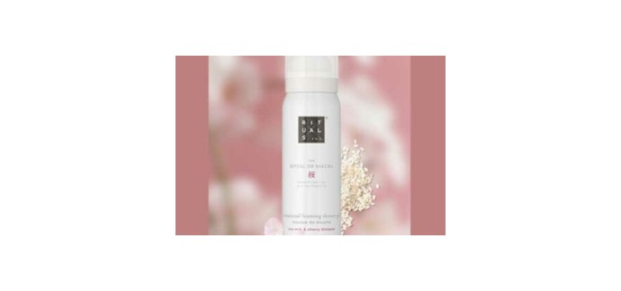 RITUALS: &Eacute;chantillon gratuit Mousse de Douche The Ritual of Sakura de Rituals