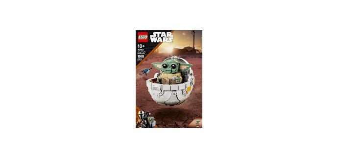 Amazon: Lego Star Wars Grogu et son landau (PS5) &agrave; 59,99&euro;