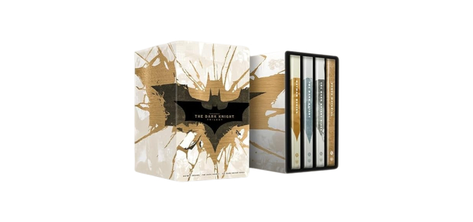 Amazon: Batman Dark Knight Trilogie 4K Steelbook Collector (Blu-ray) &agrave; 107,84&euro; (au lieu de 149,99&euro;)