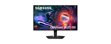 JoyBuy: Samsung Odyssey OLED G5 G50SF 27" 180Hz &mdash; &eacute;cran &agrave; 349,99&euro; (au lieu de 649,99&euro;)
