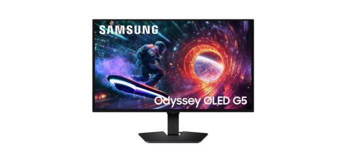 JoyBuy: Samsung Odyssey OLED G5 G50SF 27" 180Hz &mdash; &eacute;cran &agrave; 349,99&euro; (au lieu de 649,99&euro;)
