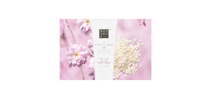 RITUALS: &Eacute;chantillon gratuit Cr&egrave;me Corps The Rituals of Sakura