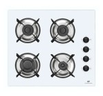 Cdiscount: Table de cuisson gaz CONTINENTAL EDISON 4 foyers verre blanc &agrave; 99,99&euro; (au lieu de 119,99&euro;)