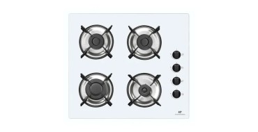 Cdiscount: Table de cuisson gaz CONTINENTAL EDISON 4 foyers verre blanc &agrave; 99,99&euro; (au lieu de 119,99&euro;)