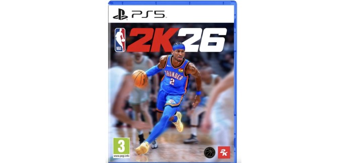 E.Leclerc: NBA 2K26 (PS5) &agrave; 14,01&euro; (avantage imm&eacute;diat carte E.Leclerc)