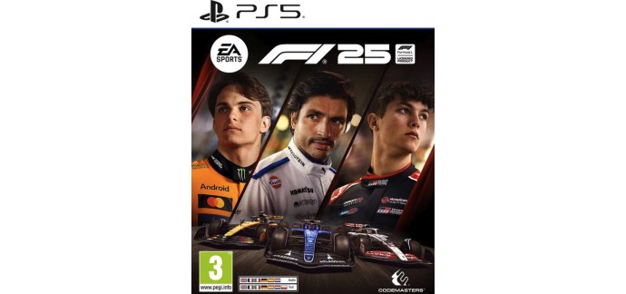 E.Leclerc: F1 25 Standard Edition (PS5) &agrave; 24,48&euro; (au lieu de 34,76&euro;)
