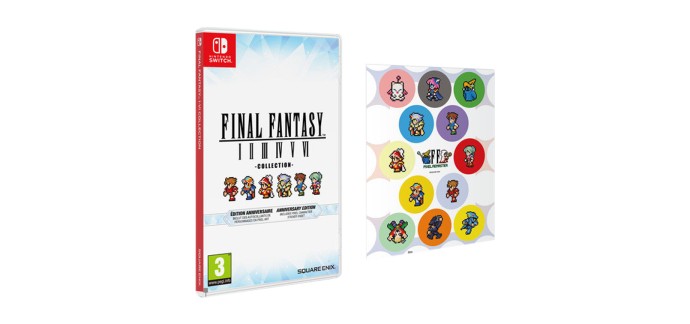 Amazon: Final Fantasy I-VI Collection Edition Anniv. (Switch) &agrave; 43,88&euro; (au lieu de 74,99&euro;)