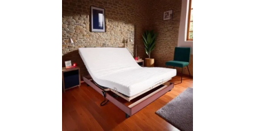 Cdiscount: Ensemble relaxation matelas + sommier &eacute;lectrique 140x190 - Mousse - Ferme - TALCA &agrave; 579,99&euro;