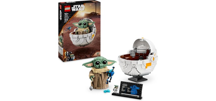 Amazon: Lego Star Wars The Mandalorian Grogu 75403 (PS5) &agrave; 59,99&euro; (au lieu de 99,99&euro;)